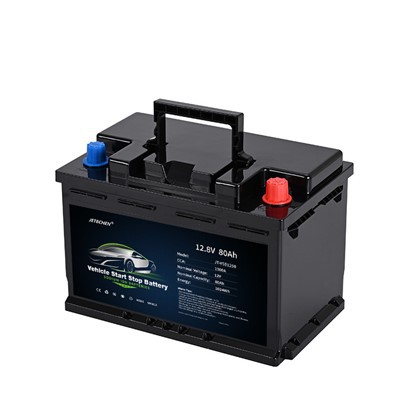 12V 80AH Batri Sodiwm-Ion, Batri 1300CCA, BMS Clyfar Adeiledig, Perffaith ar gyfer Car Modurol